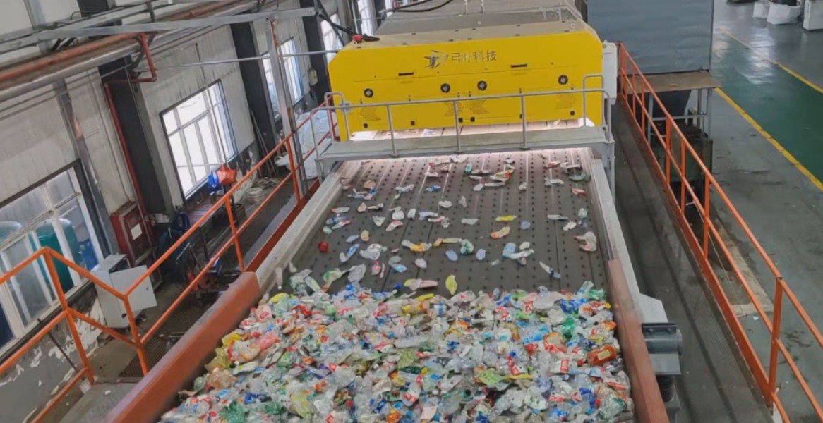 Plastic Bottles Sorting Project For Flakes Washing Line