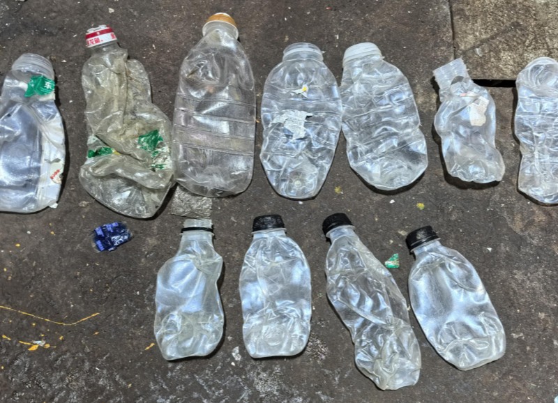 barrier bottle without label
