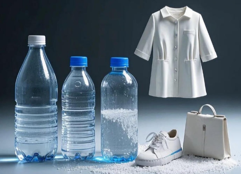 transformation of plastic bottles